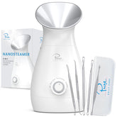 Pure Daily Care Nanosteamer con tanque de 200 ml para vapor de larga duración.
