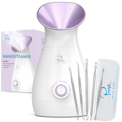 NanoSteamer de Pure Daily Care genera vapor nano para una limpieza más profunda y suave.