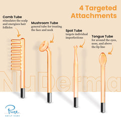 Pure Daily Care NuDerma aplicador neon hongo para estimular la piel