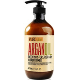 Pure Nature Lux Spa Condicionador Argán botella: brillo suave y manejo fácil.