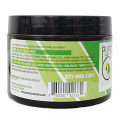 Pure O gel brillo para cabello texturizado: acabado natural.