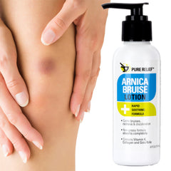 Pure Relief Arnica Crema, vertido de la botella para uso suave
