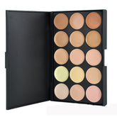 Paleta Corrector Pure Vie 15 colores abierta para probar tonos y acabados.