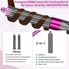 Envoltura automática PUREGUST envuelve el cabello para resultados consistentes.