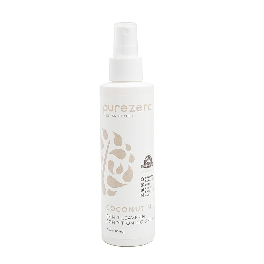 Purezero Leche Coco 9 en 1: botella con hidratación profunda para cabello suave