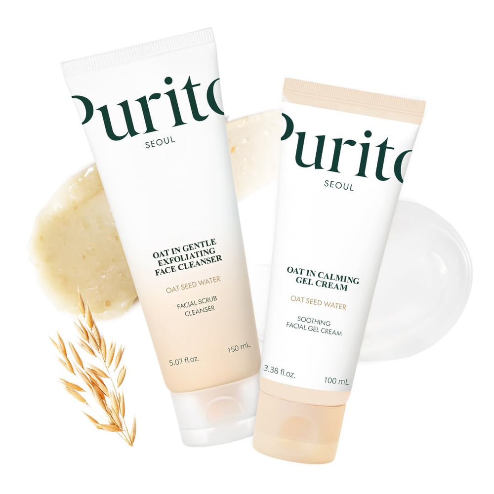 PURITO Crème Velours d'Avoine apaisante – visuel creme-apaisante-100ml, hydratation légère.