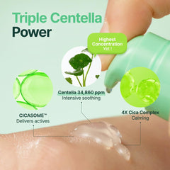 Etiqueta del sérum PURITO Centella sin fragancia, pensado para piel sensible.