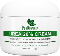 PurOrganica crema-pies-urea-20-frente: crema para pies con 20% urea que suaviza la piel