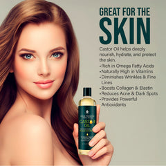 Pursonic Aceite de Ricino: cabello brillante y suave con uso regular