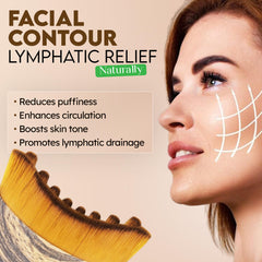 Puur House cepillo drenaje linfático facial para desinflamar ligeramente