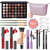 PWYSHXDF set de maquillaje con paleta de 40 sombras para looks versátiles.