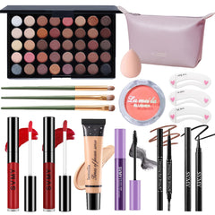 PWYSHXDF set de maquillaje con paleta de 40 sombras para looks versátiles.