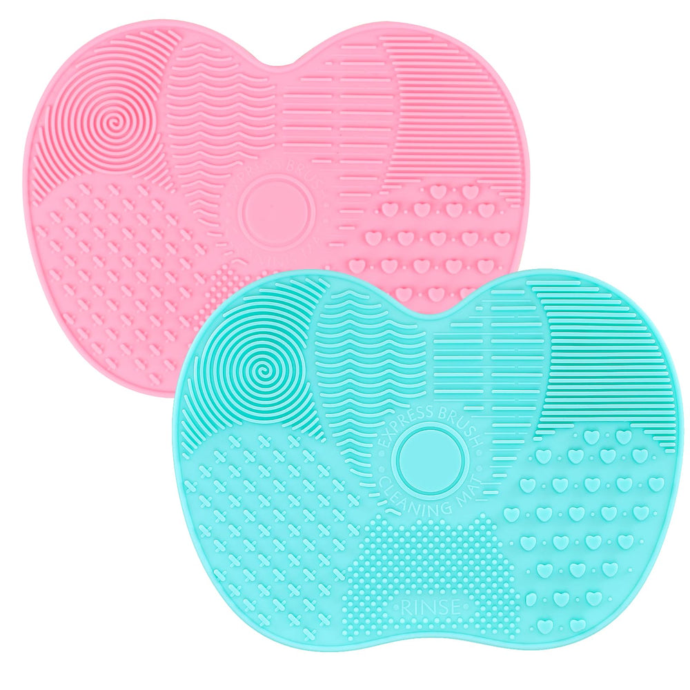 QBXMY7: dos almohadillas de limpieza para pinceles, ideales para casa.
