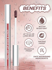 QCMME Tinte Desprendible para Labios: despegado suave para retirar sin esfuerzo.