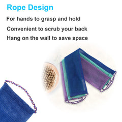 Conjunto QCWN de tres esponjas coloridas para familia y viaje