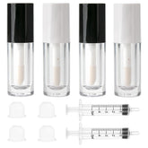 Tubo Qeuly de brillo labial de 6 ml con aplicador para cosméticos caseros