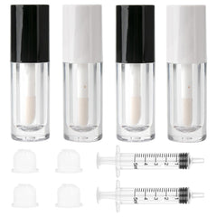 Tubo Qeuly de brillo labial de 6 ml con aplicador para cosméticos caseros