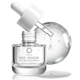 Qgala veneno de abeja, frasco frontal para piel más luminosa.