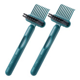 Qianyu limpiador de cepillos 2 en 1 con mango ergonómico para limpieza rápida.