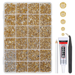 qiipii cristal Champagne 24 celdas brillo para manualidades