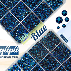 Piedras resina azul tinta qiipii 5mm para ropa y accesorios