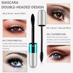 Qiiztooz mascara sin grumos para acabado suave y uniforme.