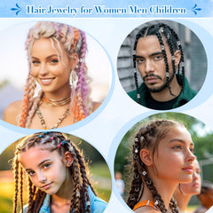 Qinzave broches para cabello trenzas flexibles y fáciles de colocar