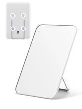 QiSlee espejo para casillero magnético, vista frontal estable para retoques