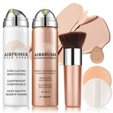 QIUFSSE base en pulverización para maquillaje, cobertura suave y uniforme.
