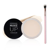 Corrector de ojeras QIUFSSE con aplicador profesional para aplicación precisa.