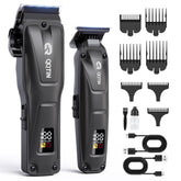 QQTIN cortapelos para hombre con motor de 8500 rpm, corte suave y preciso.