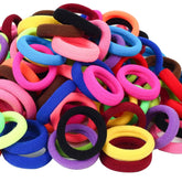 Lazos elásticos QRTVI para bebé en colores multicolor, ideal para peinados diarios.