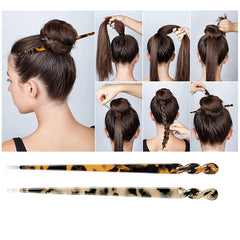 QRWT palitos de pelo 17,5 cm para fijar peinados con comodidad