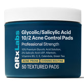 QRxLabs Pads Salicílico-Glicólico, aplicación diaria para piel más clara y uniforme