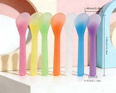 QsQueen espátulas PP flexibles y suaves para texturas delicadas