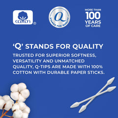 Q-tips para limpieza de objetos delicados con precisión suave.