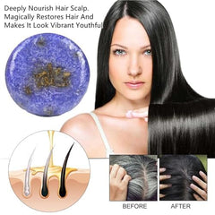 QUAAM barra champú, nutrición profunda para cabello y cuero cabelludo.