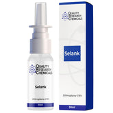 Selank atomizador nasal de QUALITY RESEARCH CHEMICALS para aplicación suave.