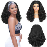 Quantum Love Yaki Curly Headband Wig offers a full natural look for daily wear.