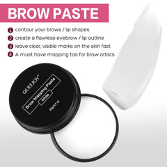 QUEEJOY brochas cejas anguladas 0.08mm para líneas nítidas