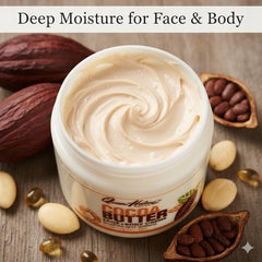 Aplicación en manos con Queen Helene Cocoa Butter, cuidado diario.