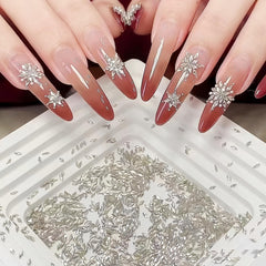 Diamantes de uñas Quezadyl rhombicos para brillos duraderos