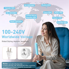 Quico Ajustes 320–450°F ofrecen versatilidad de peinado.