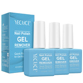 Quitagel para uñas pack 3, retirada rápida sin dañar las uñas.