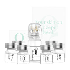 Qure Micro Infusion: estampas de un solo uso para rostro y cuello, higiene precisa.