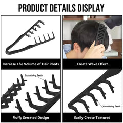Qyubov cepillo texturizante ideal para flequillos con volumen.
