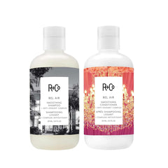 R+Co Bel Air Shampoing : bouteille élégante pour démêlage facilité et éclat.