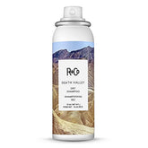 R+Co Death Valley Champú Seco: botella frontal para refrescar el cabello y dar ligereza.