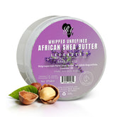 RA COSMETICS manteca de karité batida con lavanda, bote de 6oz para piel suave