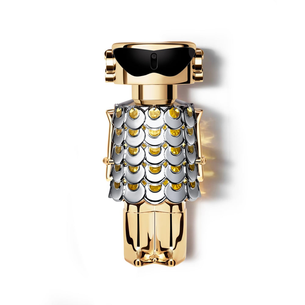 Rabanne Fame botella de perfume, diseño elegante para uso diario y ocasiones especiales.